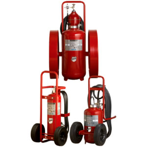Wheeled Dry Chemical Fire Extinguisher